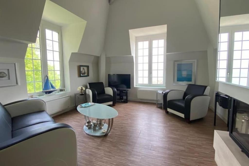 Le Grand Large Superbe Appartement Vue Sur Mer Hautot-sur-Mer Esterno foto