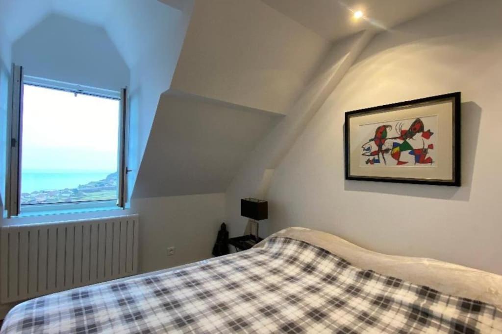 Le Grand Large Superbe Appartement Vue Sur Mer Hautot-sur-Mer Esterno foto